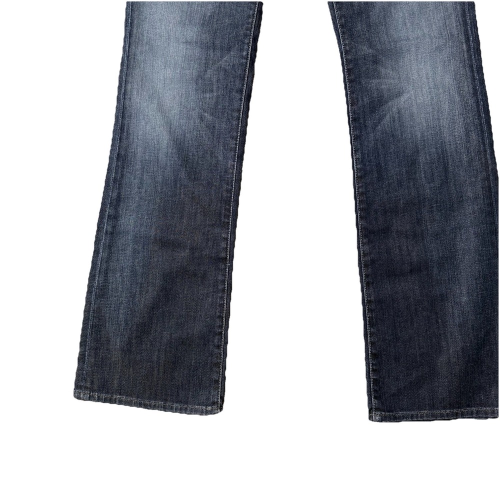 7 For All Mankind Dojo Jeans Womens 31 Bootcut Medium Waah Denim Cowgirl Rodeo - Picture 3 of 9